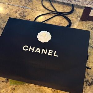 Authentic Chanel Black Luxury Women's Shopping Bag